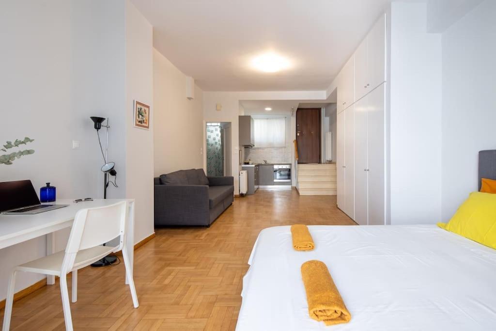 Newly Renovated, Quiet & Central Apartment In Kolonaki Athens Luaran gambar
